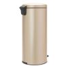 Stainless Steel 8-Gallono Kitchen Trash Can with Step On lid in Champagne Gold