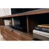 Modern Walnut Finish TV Stand Entertainment Center - Fits up to 70-inch TV