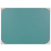 Marine Green Turquoise 1-Drawer Modern End Table Nightstand