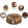 40,000 BTU Outdoor Circle Stone Gas Propane Fire Pit