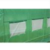 Greenhouse Kit 10 x 20 Ft with Heavy Duty Steel Frame and Green PE Cover