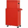 Red Heavy Duty Steel Lockable Rolling Tool Chest Mobile Garage Storage Cart