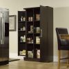 Multi-Purpose Living Room Kitchen Cupboard Storage Cabinet Armoire in Brown