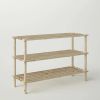 Solid Pine Wood 3-Tier Shoe Rack - Holds up to 12 Pair of Shoes