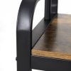 Entryway Modern Industrial Style Hall Tree Coat Rack Shoe Storage Bench