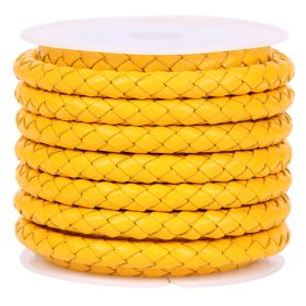 DIY Jewelry Accessories Rope Cowhide (Option: Yellow-6MM)