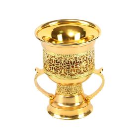 Creative Incense Burner Fashion Metal Craft Ornaments (Option: Gold-M)