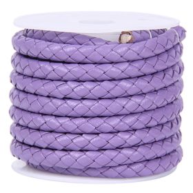 DIY Jewelry Accessories Rope Cowhide (Option: Light purple-4MM)