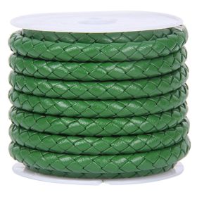 DIY Jewelry Accessories Rope Cowhide (Option: Dark green-4MM)