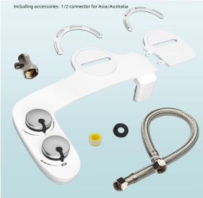 Double Nozzle Manual Without Electricity Bidet (Option: AsiaAustralia 1to2 Connector)