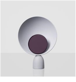 Nordic Denmark Modern Art Creative Study Room Simple Table Lamp (Option: Dark purple-US)