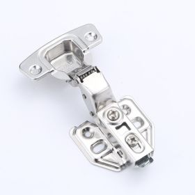 Stainless Steel Cabinet Door Hinge Closet Door Hinge Mute Damping Cushion Hinge Stainless Steel Hinge (Option: Detachable Middle Bend)