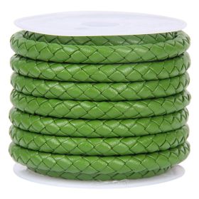 DIY Jewelry Accessories Rope Cowhide (Option: Grass green-3MM)