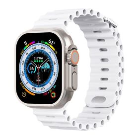 Marine Silicone New Watch Band (Color: White)