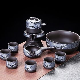 Purple Sand Automatic Tea Maker Kung Fu Tea Set Suit (Option: 2664 Purple Sand-Kung Fu Tea Set)