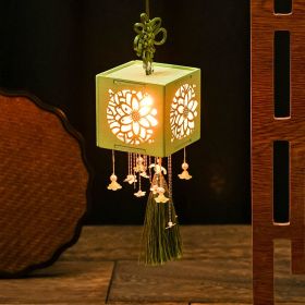 Children's Handmade Diy Lantern Material Package (Option: Classic Green)