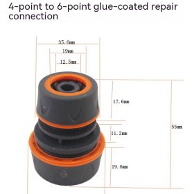 ABS Repair Adhesive 4-point Nipple Standard 6-point Outer Wire Thread With  Two-way Valve Extension Fast (Option: 4 To 6 Points)